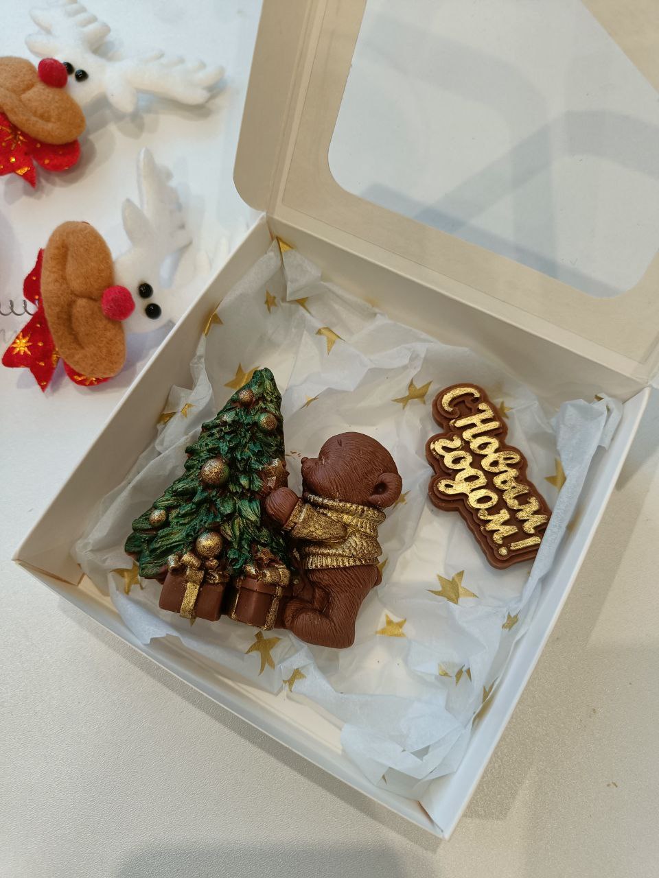 Мишка с ёлкой