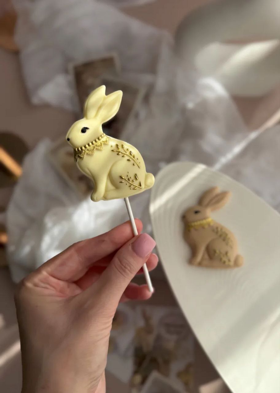 Зайчик на палочке